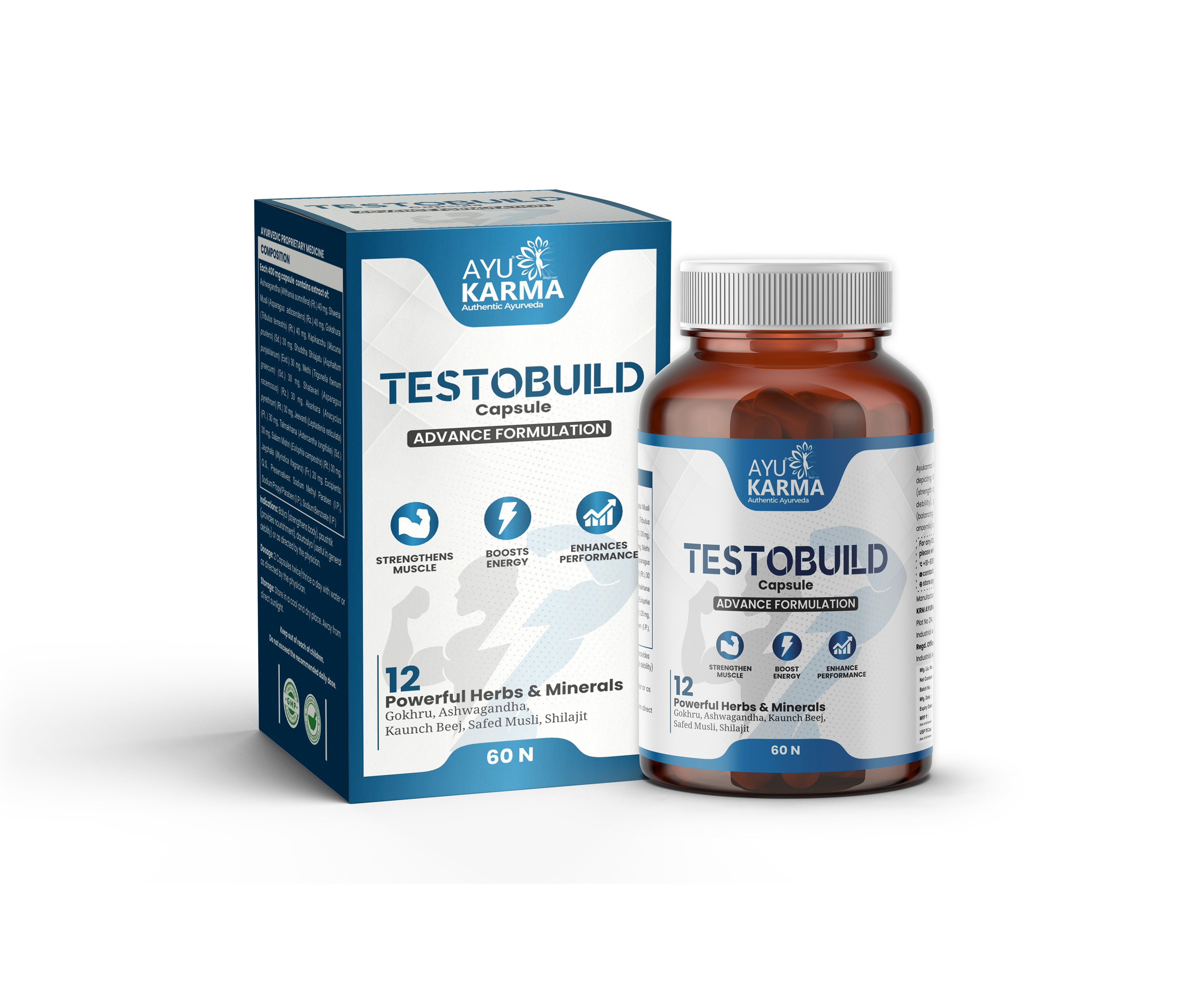 TESTOBUILD: Testosterone Booster Capsules
